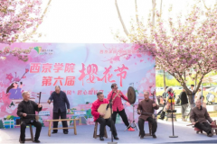 西京学院第六届樱花节：樱韵传情 三秦文